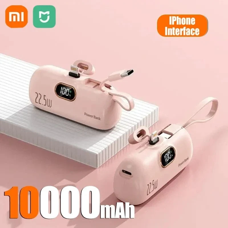Xiaomi Mini Praktische Mobile Power Bank 30000mah Tragbare Schnelle Lade geeignet für iPhone 16 15 14 Samsung Externe Batterie