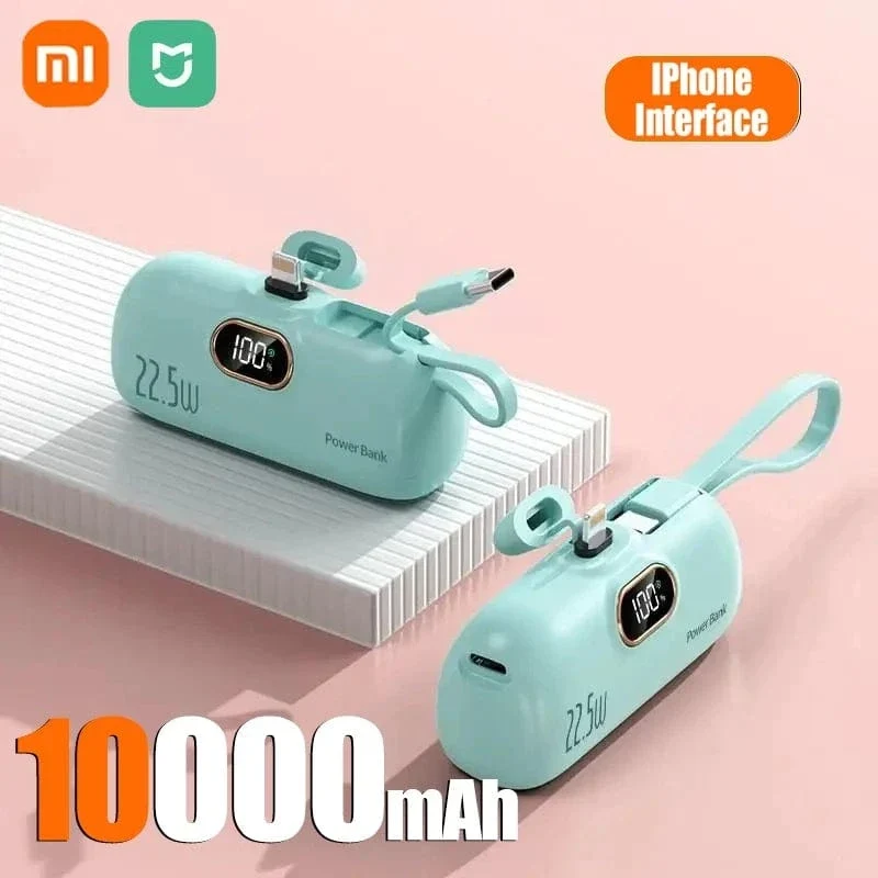 Xiaomi Mini Praktische Mobile Power Bank 30000mah Tragbare Schnelle Lade geeignet für iPhone 16 15 14 Samsung Externe Batterie