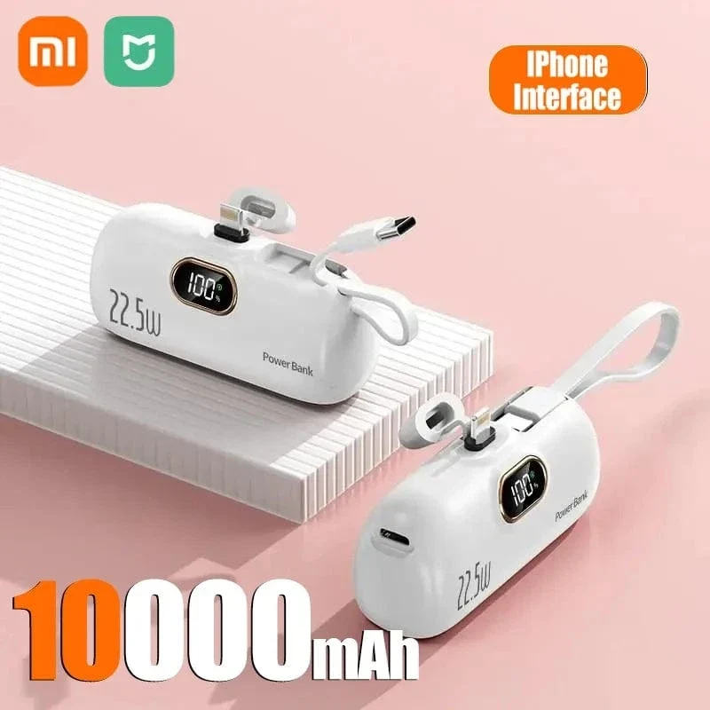 Xiaomi Mini Praktische Mobile Power Bank 30000mah Tragbare Schnelle Lade geeignet für iPhone 16 15 14 Samsung Externe Batterie