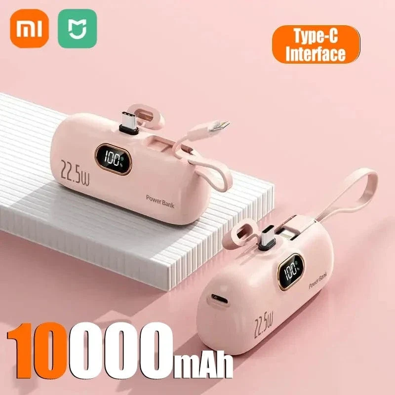 Xiaomi Mini Praktische Mobile Power Bank 30000mah Tragbare Schnelle Lade geeignet für iPhone 16 15 14 Samsung Externe Batterie