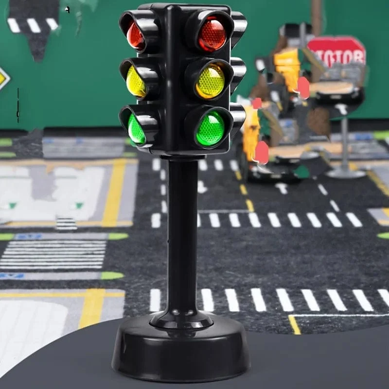 Kreatives Spielzeug Ampel Ampel Spielzeug Modell Parkplatz Szene Montessori Lernspielzeug