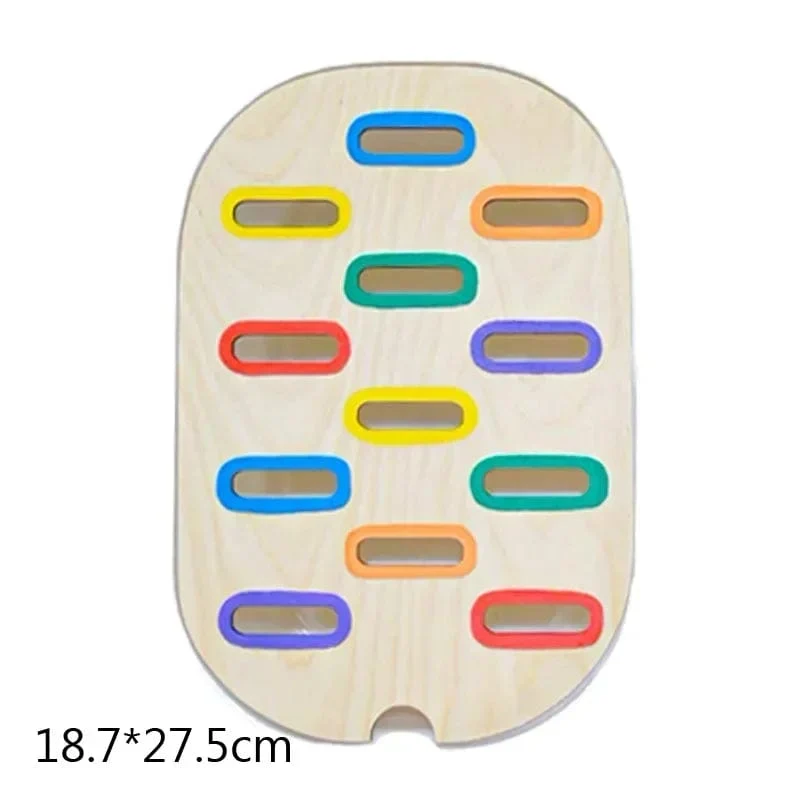 Sensorisches Tablett für Kinder, Tisch, Farbe, Haarballen, Spiel aus Holzfliesen, Montessori-Spielzeug für die frühe Bildung, Kinderspielzeug, pädagogisches Zubehör