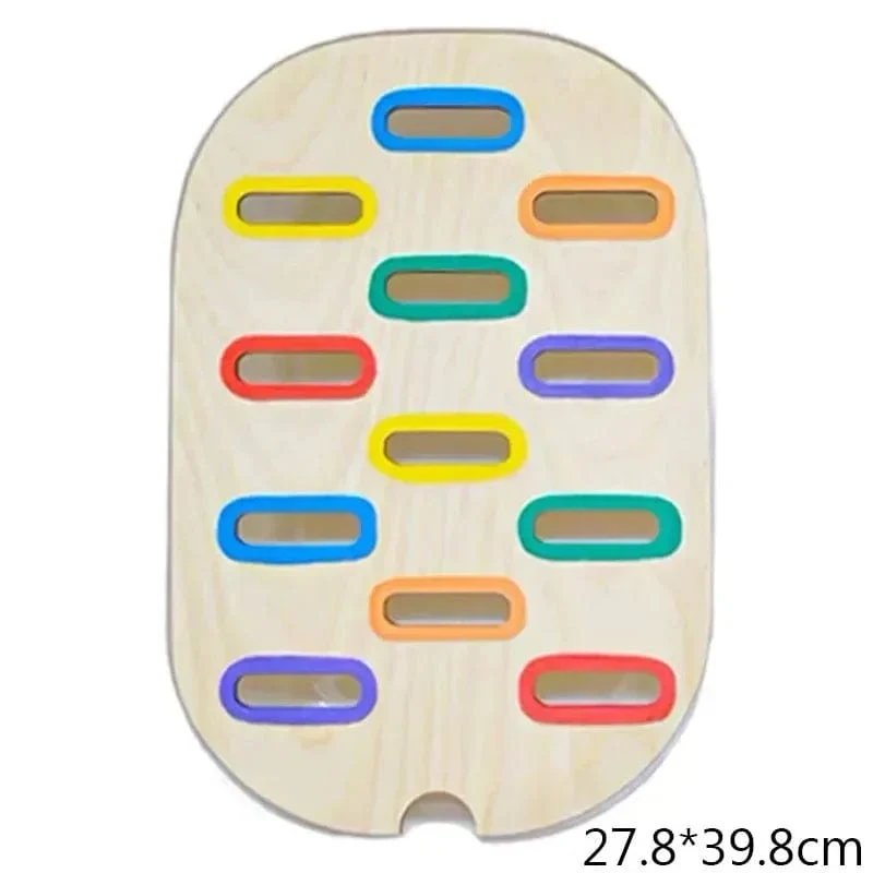 Sensorisches Tablett für Kinder, Tisch, Farbe, Haarballen, Spiel aus Holzfliesen, Montessori-Spielzeug für die frühe Bildung, Kinderspielzeug, pädagogisches Zubehör