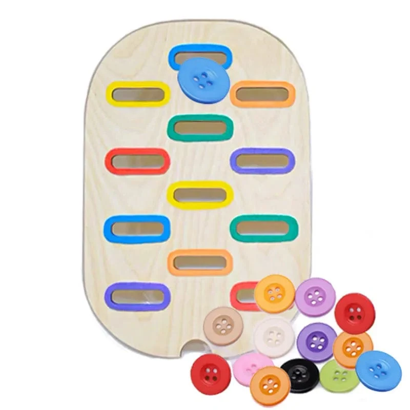 Sensorisches Tablett für Kinder, Tisch, Farbe, Haarballen, Spiel aus Holzfliesen, Montessori-Spielzeug für die frühe Bildung, Kinderspielzeug, pädagogisches Zubehör