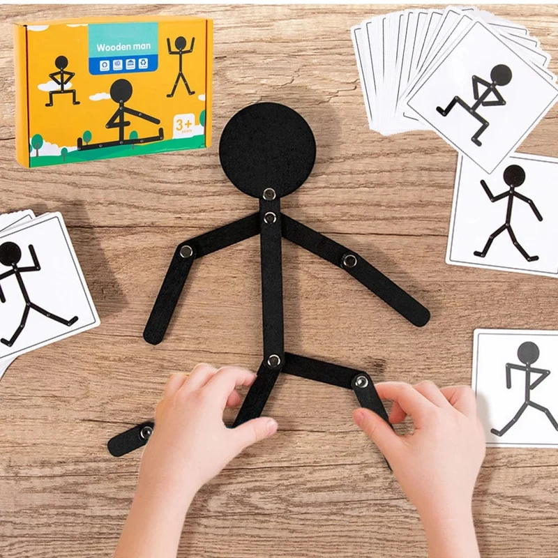 Montessori Material DIY Puzzle Spielzeug Bretter Lernspiel Frühes Lernspielzeug für Kinder im Vorschulalter Feinmotoriktraining