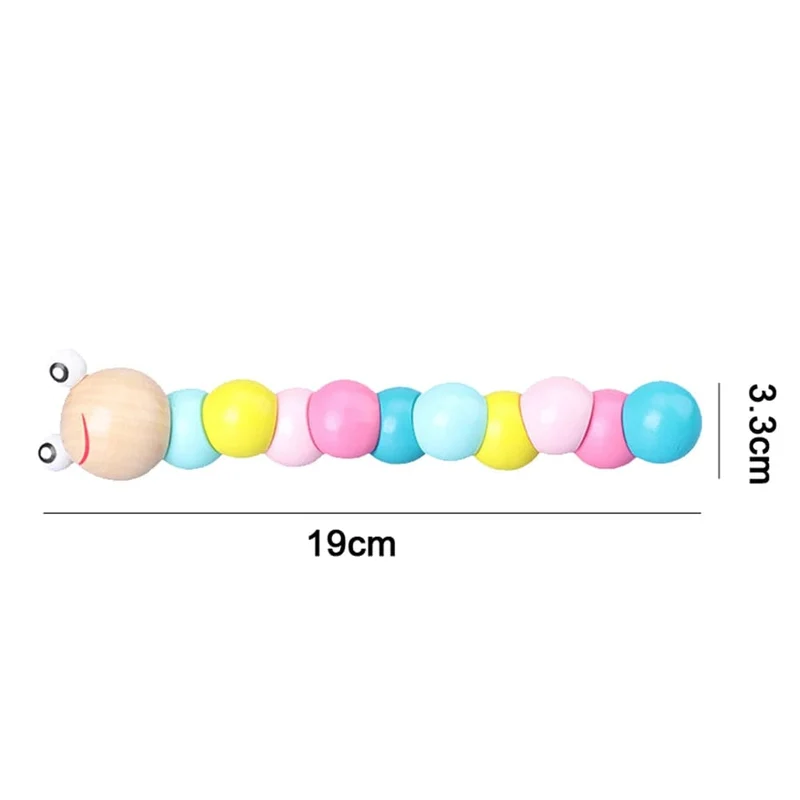 Regenbogen Stacker Holzring Lernspielzeug Kinder Turm Stapelblöcke Farbform Spiel Baby Montessori Spielzeug für Kinder Geschenke