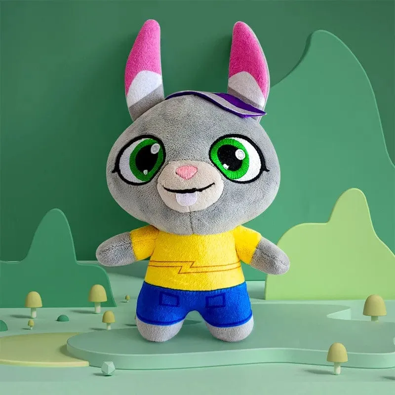 Talking Tom und seine Freunde können nicht sprechen, mit austauschbarer Kleidung, Plüschtiere, 18 cm, Talking Tom Angela Dolls, Begleitpuppe für Kinder