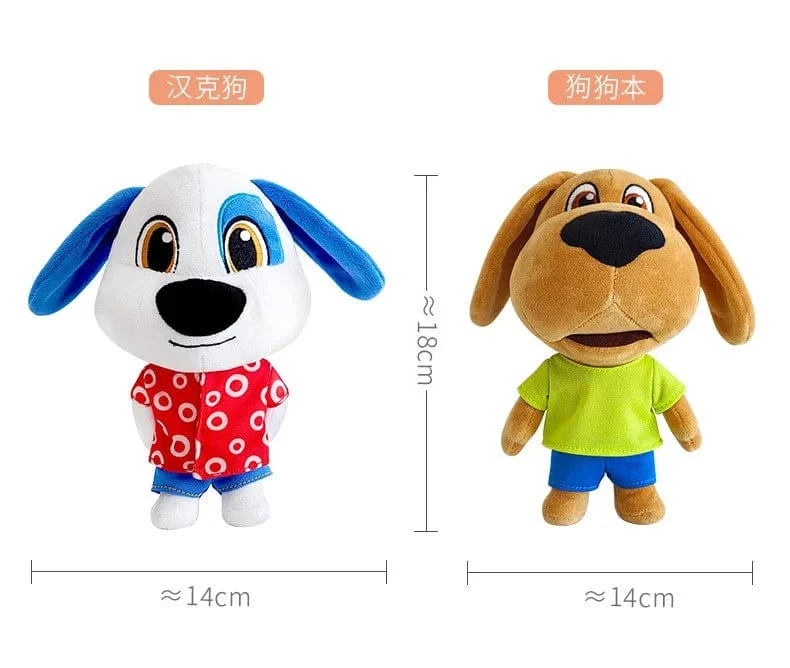 Talking Tom und seine Freunde können nicht sprechen, mit austauschbarer Kleidung, Plüschtiere, 18 cm, Talking Tom Angela Dolls, Begleitpuppe für Kinder