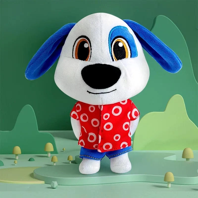 Talking Tom und seine Freunde können nicht sprechen, mit austauschbarer Kleidung, Plüschtiere, 18 cm, Talking Tom Angela Dolls, Begleitpuppe für Kinder