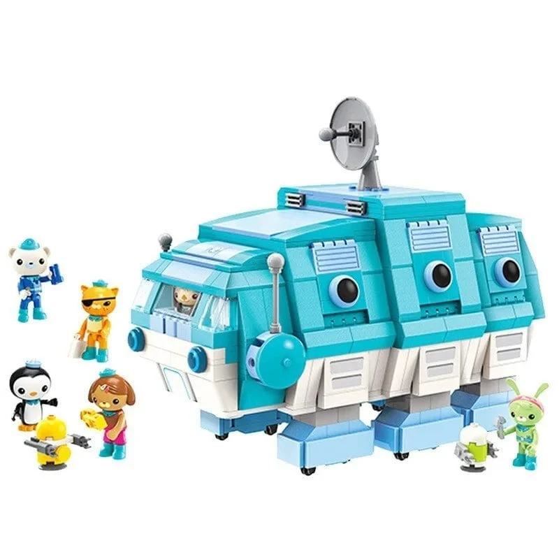 Anime Oktonauten Octopod GUP Bausteine ​​Actionfiguren Meeresbewohner Spielzeugsteine ​​Freundschaftsinteraktion Kinderspielzeug