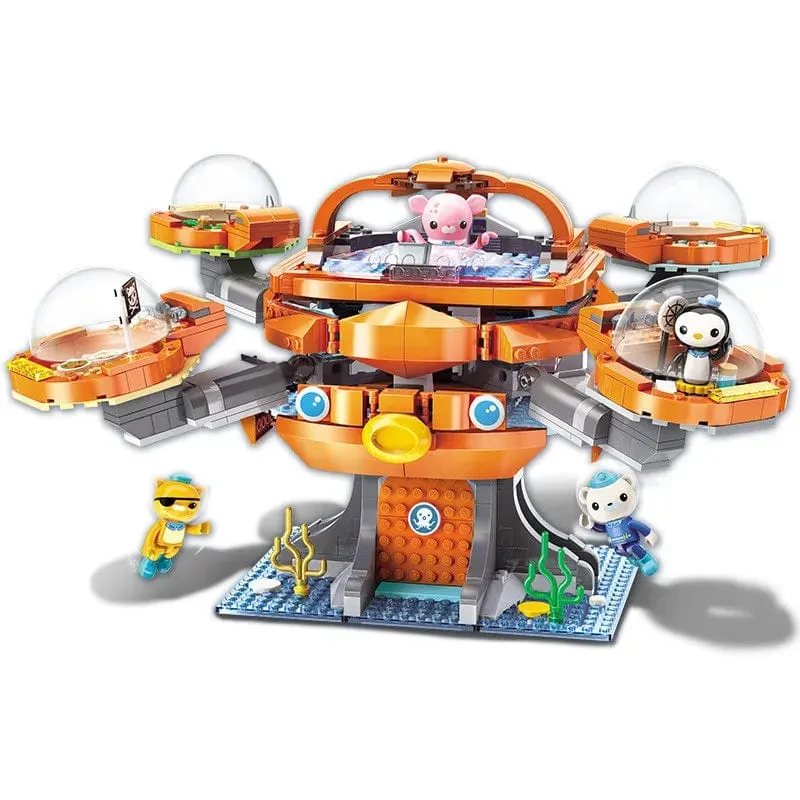 Anime Oktonauten Octopod GUP Bausteine ​​Actionfiguren Meeresbewohner Spielzeugsteine ​​Freundschaftsinteraktion Kinderspielzeug