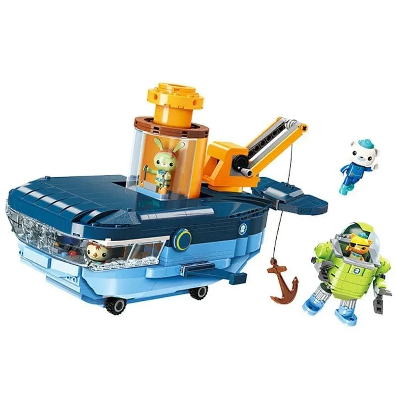 Anime Oktonauten Octopod GUP Bausteine ​​Actionfiguren Meeresbewohner Spielzeugsteine ​​Freundschaftsinteraktion Kinderspielzeug
