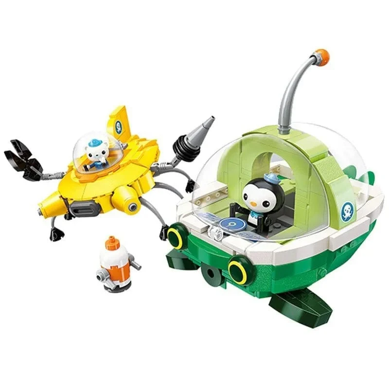 Anime Oktonauten Octopod GUP Bausteine ​​Actionfiguren Meeresbewohner Spielzeugsteine ​​Freundschaftsinteraktion Kinderspielzeug