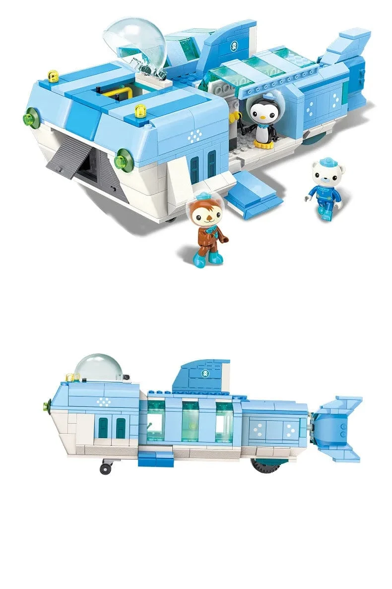 Anime Oktonauten Octopod GUP Bausteine ​​Actionfiguren Meeresbewohner Spielzeugsteine ​​Freundschaftsinteraktion Kinderspielzeug