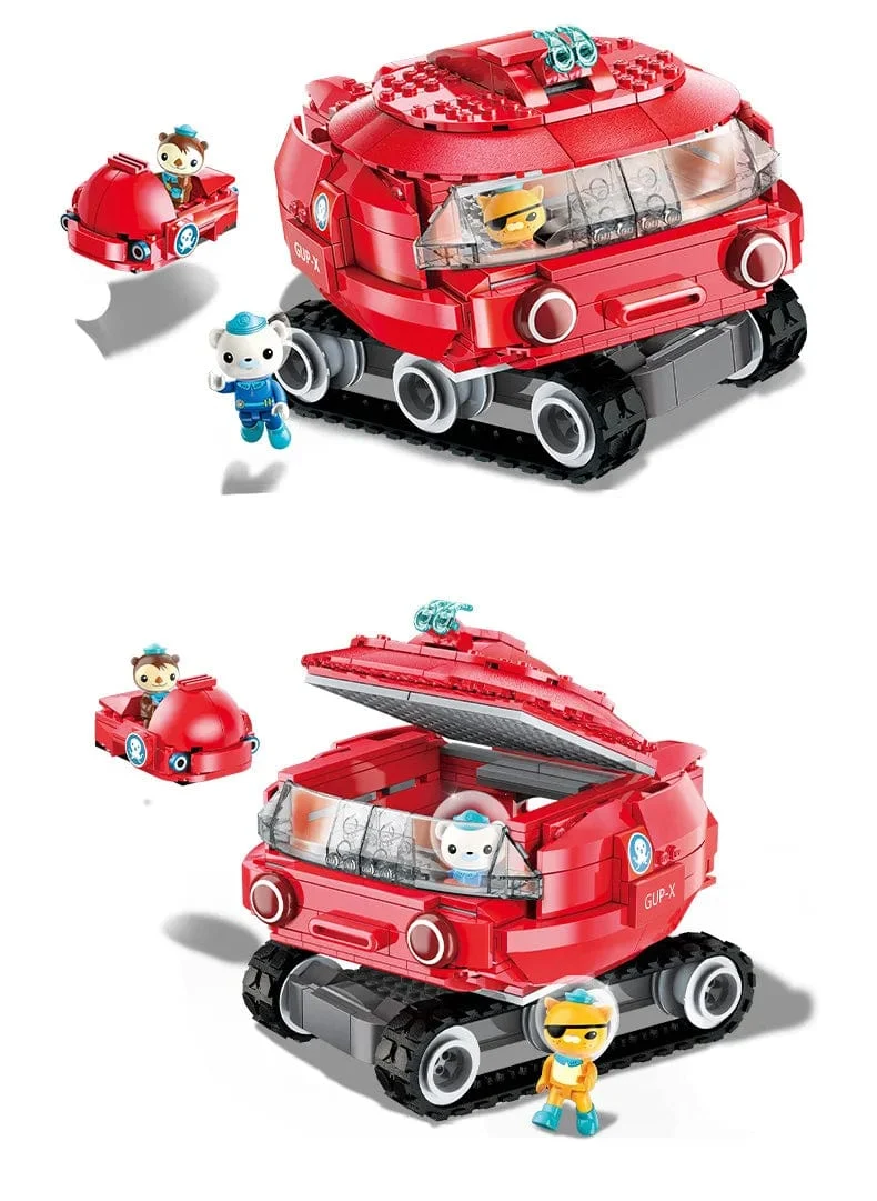 Anime Oktonauten Octopod GUP Bausteine ​​Actionfiguren Meeresbewohner Spielzeugsteine ​​Freundschaftsinteraktion Kinderspielzeug