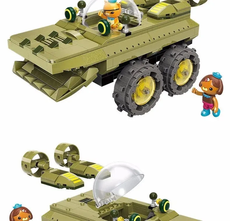 Anime Oktonauten Octopod GUP Bausteine ​​Actionfiguren Meeresbewohner Spielzeugsteine ​​Freundschaftsinteraktion Kinderspielzeug