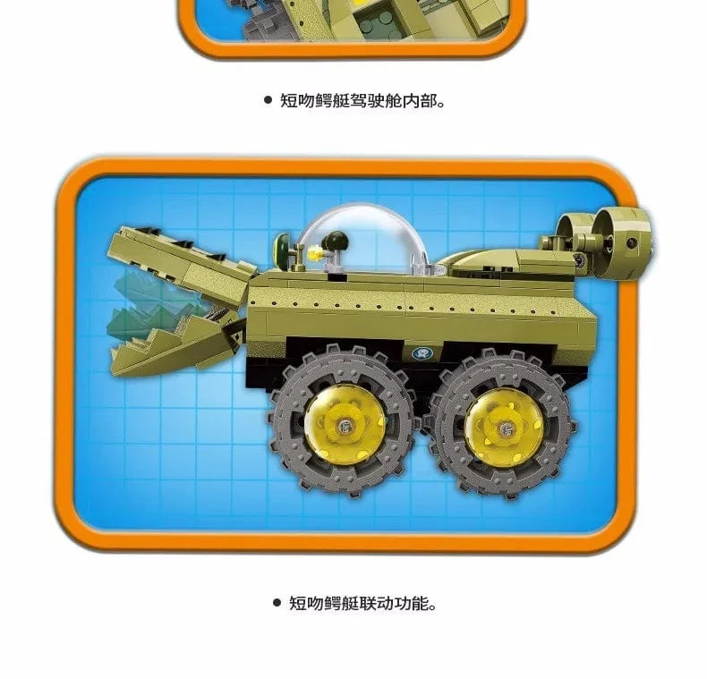 Anime Oktonauten Octopod GUP Bausteine ​​Actionfiguren Meeresbewohner Spielzeugsteine ​​Freundschaftsinteraktion Kinderspielzeug