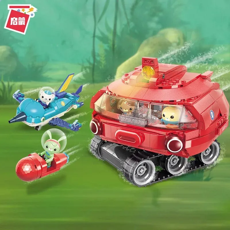 Anime Oktonauten Octopod GUP Bausteine ​​Actionfiguren Meeresbewohner Spielzeugsteine ​​Freundschaftsinteraktion Kinderspielzeug