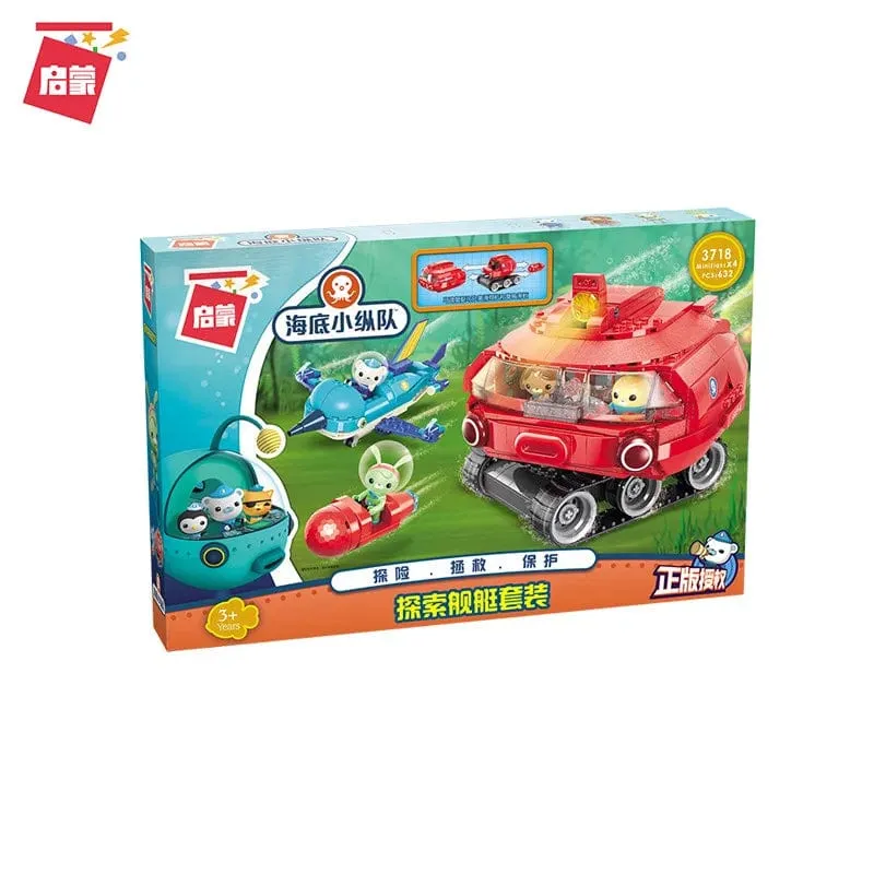 Anime Oktonauten Octopod GUP Bausteine ​​Actionfiguren Meeresbewohner Spielzeugsteine ​​Freundschaftsinteraktion Kinderspielzeug