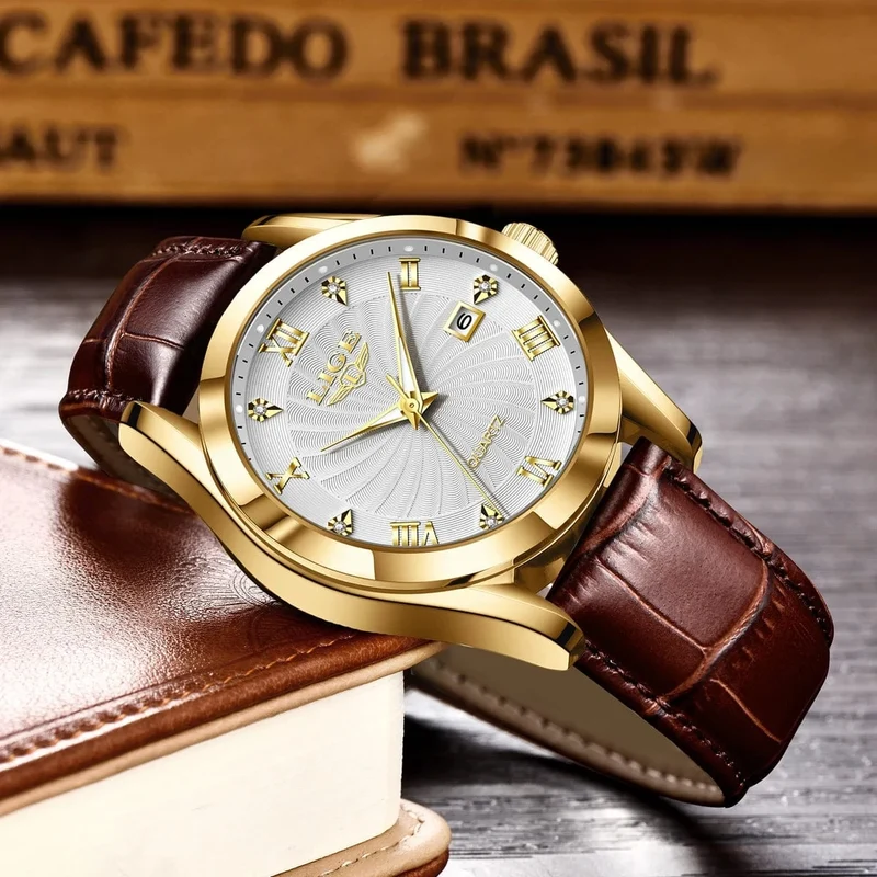 LIGE Damenuhr Mode Leder Militär Sport Wasserdichte Uhren Für Frauen Top-Marke Luxus Damenarmbanduhr Reloj Mujer