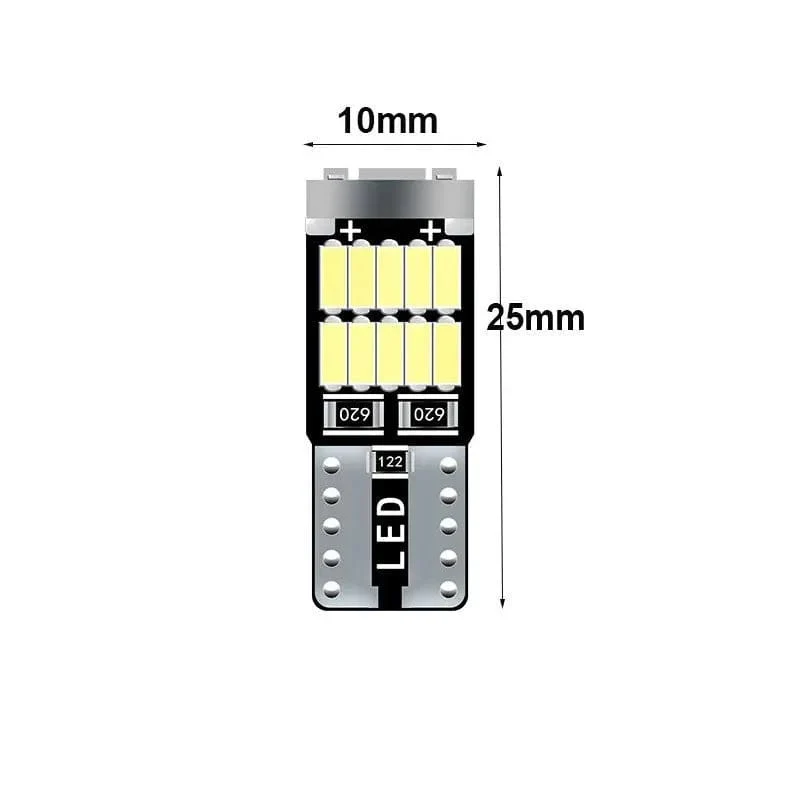 10 stücke T10 Led Canbus Kein Fehler Auto Innen Licht T10 26 SMD 4014 Chip Auto Innen Dome Lesen Lizenz platte Licht Signal Lampe
