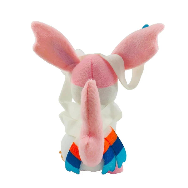 24cm Pokemon Sylveon Eevee Plüsch Puppe Stofftier Kawaii Rosa Fee Elf Maiden Dekorationen Geschenk