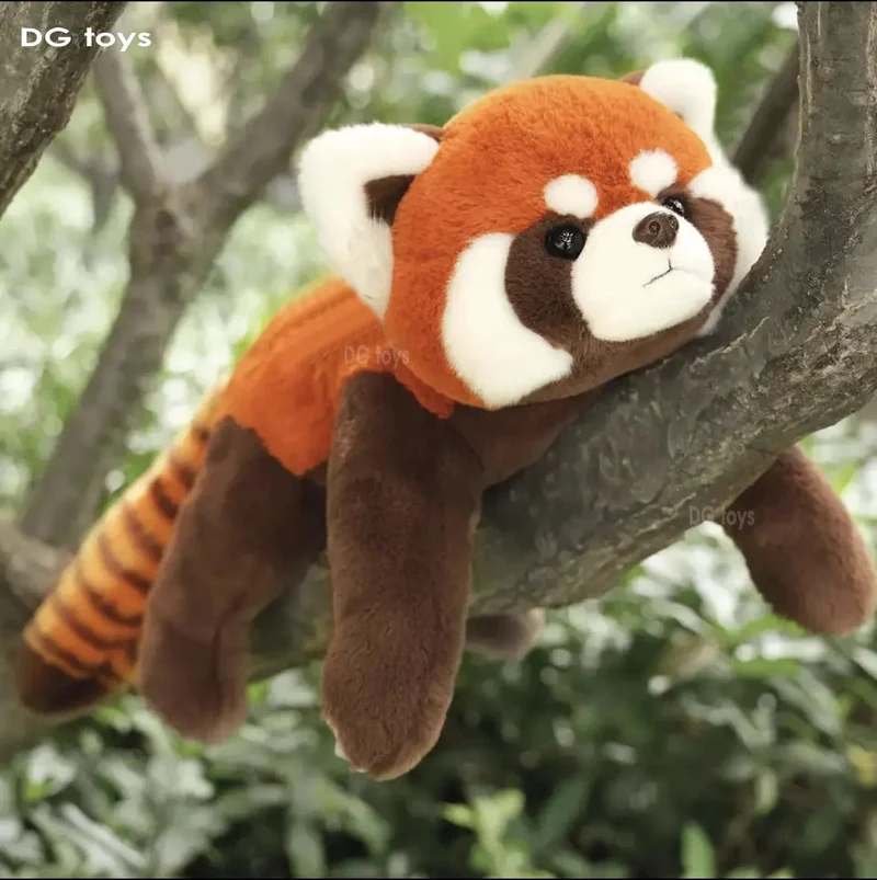 Lebensechter Roter Panda, Kuscheltiere, Waschbär, Plüschtier, süßes Panda-Plüschtier, Geschenk für Kinder, Freundin, Geburtstagskind, Weihnachtsgeschenk