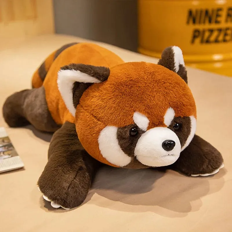 Lebensechter Roter Panda, Kuscheltiere, Waschbär, Plüschtier, süßes Panda-Plüschtier, Geschenk für Kinder, Freundin, Geburtstagskind, Weihnachtsgeschenk