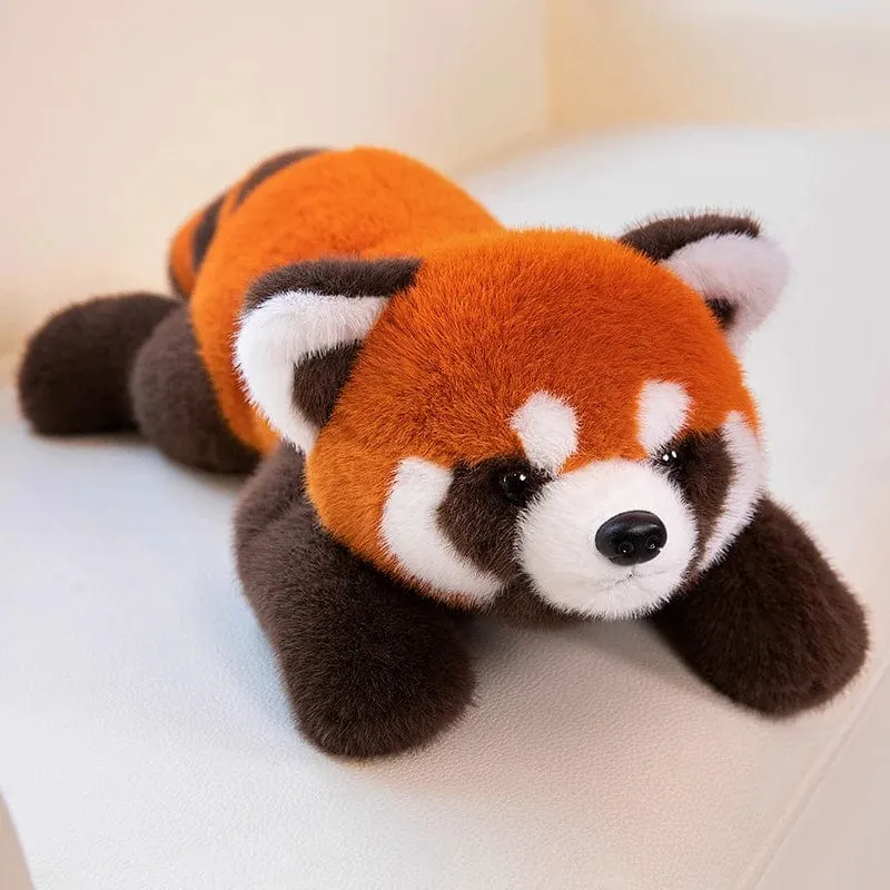 Lebensechter Roter Panda, Kuscheltiere, Waschbär, Plüschtier, süßes Panda-Plüschtier, Geschenk für Kinder, Freundin, Geburtstagskind, Weihnachtsgeschenk