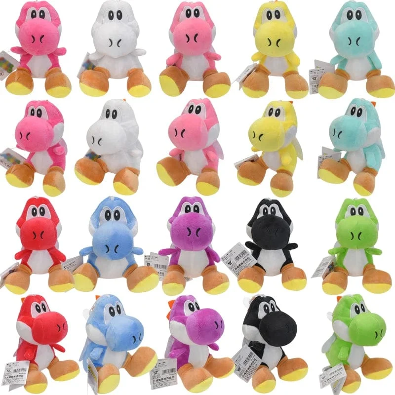 Mario Bros Plüschtiere Luigi Yoshi Prinzessin Peach Toadette Bowser JR Waluigi Wario Anime Gefüllte Cartoon-Peluche-Puppen