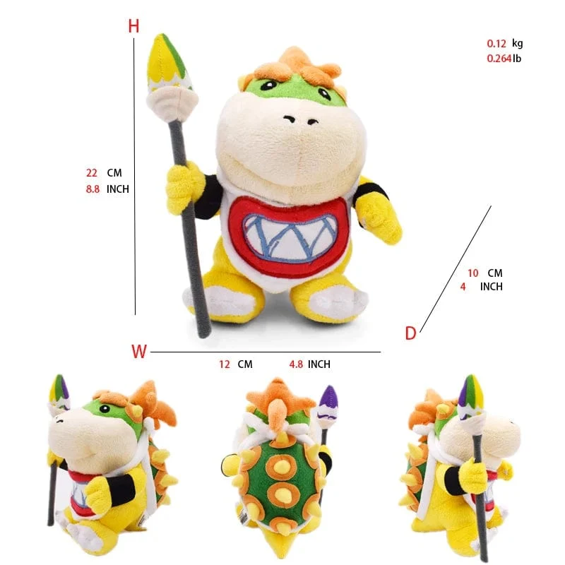 Mario Bros Plüschtiere Luigi Yoshi Prinzessin Peach Toadette Bowser JR Waluigi Wario Anime Gefüllte Cartoon-Peluche-Puppen