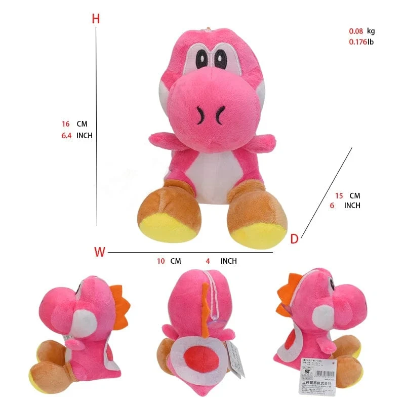 Mario Bros Plüschtiere Luigi Yoshi Prinzessin Peach Toadette Bowser JR Waluigi Wario Anime Gefüllte Cartoon-Peluche-Puppen