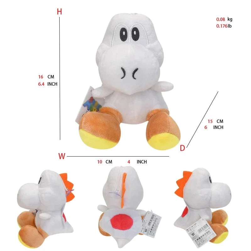 Mario Bros Plüschtiere Luigi Yoshi Prinzessin Peach Toadette Bowser JR Waluigi Wario Anime Gefüllte Cartoon-Peluche-Puppen