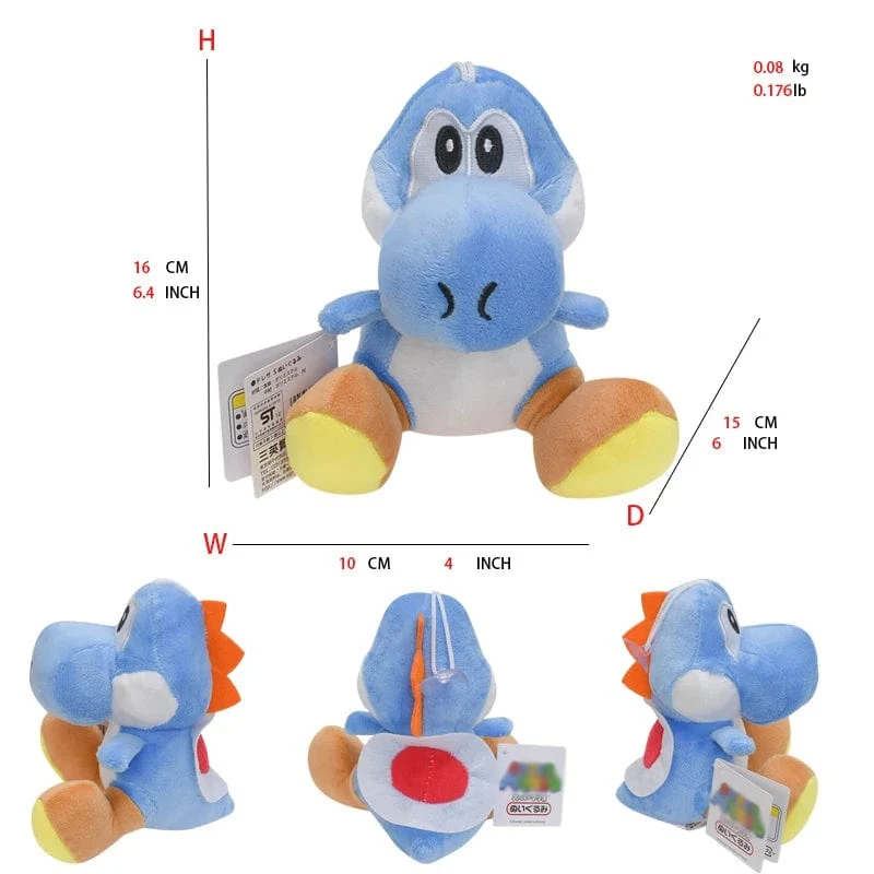Mario Bros Plüschtiere Luigi Yoshi Prinzessin Peach Toadette Bowser JR Waluigi Wario Anime Gefüllte Cartoon-Peluche-Puppen