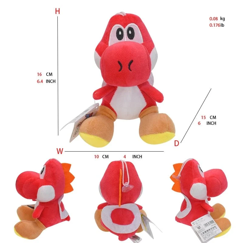 Mario Bros Plüschtiere Luigi Yoshi Prinzessin Peach Toadette Bowser JR Waluigi Wario Anime Gefüllte Cartoon-Peluche-Puppen