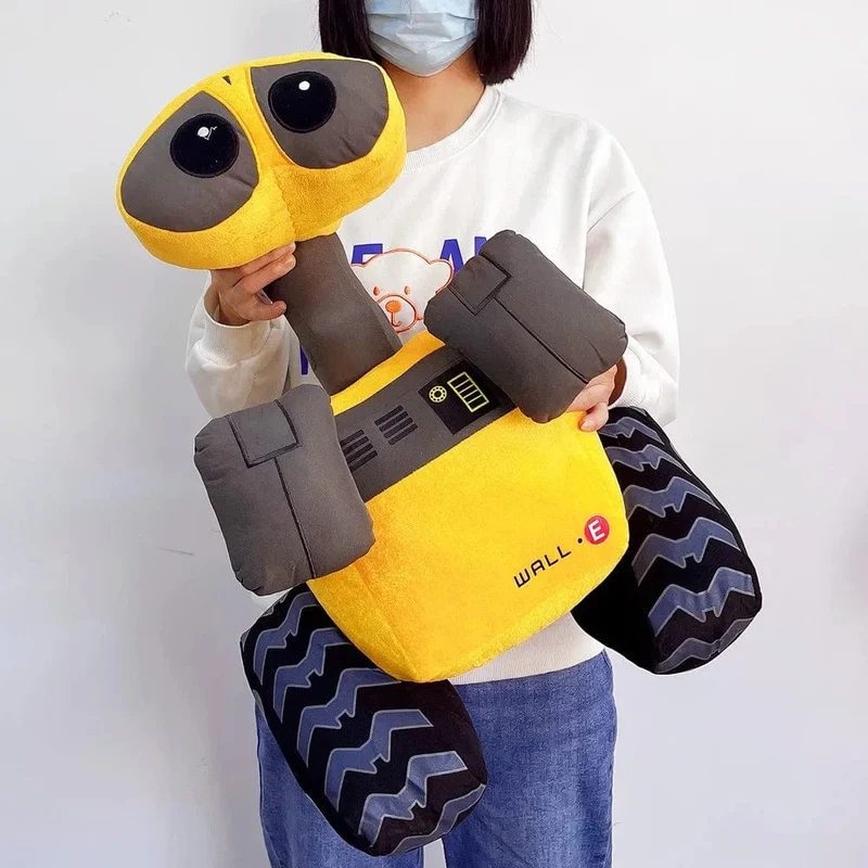 Disney Cartoon 55 cm WALL-E Vivid Robot Plüschtier Wall E Minion Robot Modell, weiches Plüschpuppenspielzeug, Wohnkultur, Baby, Kindergeschenk