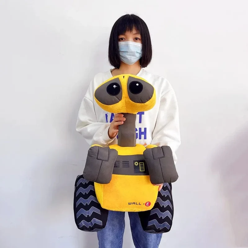 Disney Cartoon 55 cm WALL-E Vivid Robot Plüschtier Wall E Minion Robot Modell, weiches Plüschpuppenspielzeug, Wohnkultur, Baby, Kindergeschenk