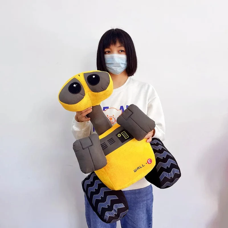 Disney Cartoon 55 cm WALL-E Vivid Robot Plüschtier Wall E Minion Robot Modell, weiches Plüschpuppenspielzeug, Wohnkultur, Baby, Kindergeschenk