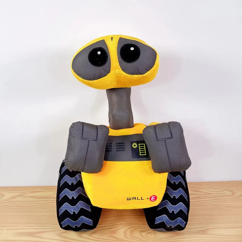 Disney Cartoon 55 cm WALL-E Vivid Robot Plüschtier Wall E Minion Robot Modell, weiches Plüschpuppenspielzeug, Wohnkultur, Baby, Kindergeschenk