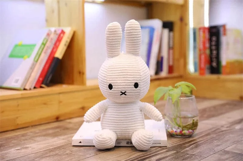 Niedliche Puppe Rag Baby Geschenk Kaninchen Puppe Spielzeug Kinder Schlafen Rückenkissen Niedliches Stoffhäschen Baby Begleitpuppe Begleiter Beschwichtigen Spielzeug