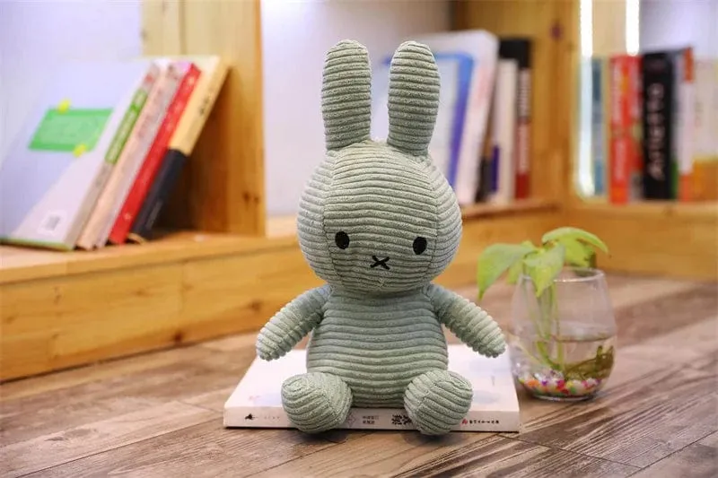 Niedliche Puppe Rag Baby Geschenk Kaninchen Puppe Spielzeug Kinder Schlafen Rückenkissen Niedliches Stoffhäschen Baby Begleitpuppe Begleiter Beschwichtigen Spielzeug