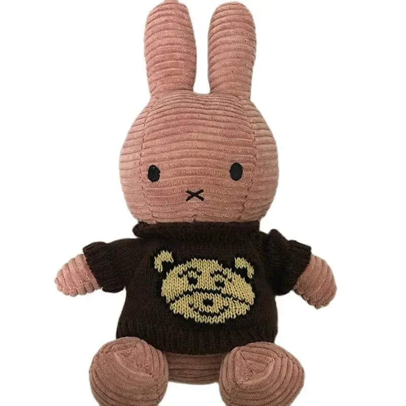 Niedliche Puppe Rag Baby Geschenk Kaninchen Puppe Spielzeug Kinder Schlafen Rückenkissen Niedliches Stoffhäschen Baby Begleitpuppe Begleiter Beschwichtigen Spielzeug