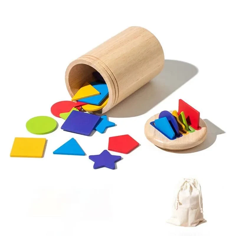Holz-Matching-Spielzeug Montessori Farbabgleich Sortierstab Balance-Spielzeug Feinmotorik Mathematik Lernen Lernspielzeug Kinder
