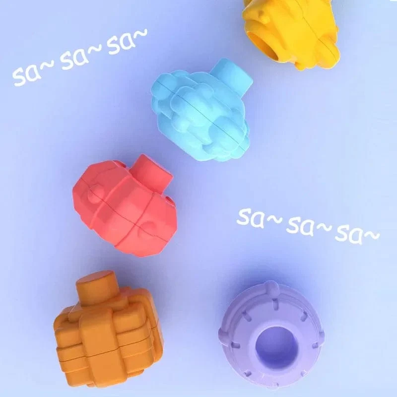 Bunte Formblöcke Sortierspiel Baby Montessori Lernen Pädagogisches Spielzeug für Kinder Bebe Geburt Inny Baby Et éducation Geschenk