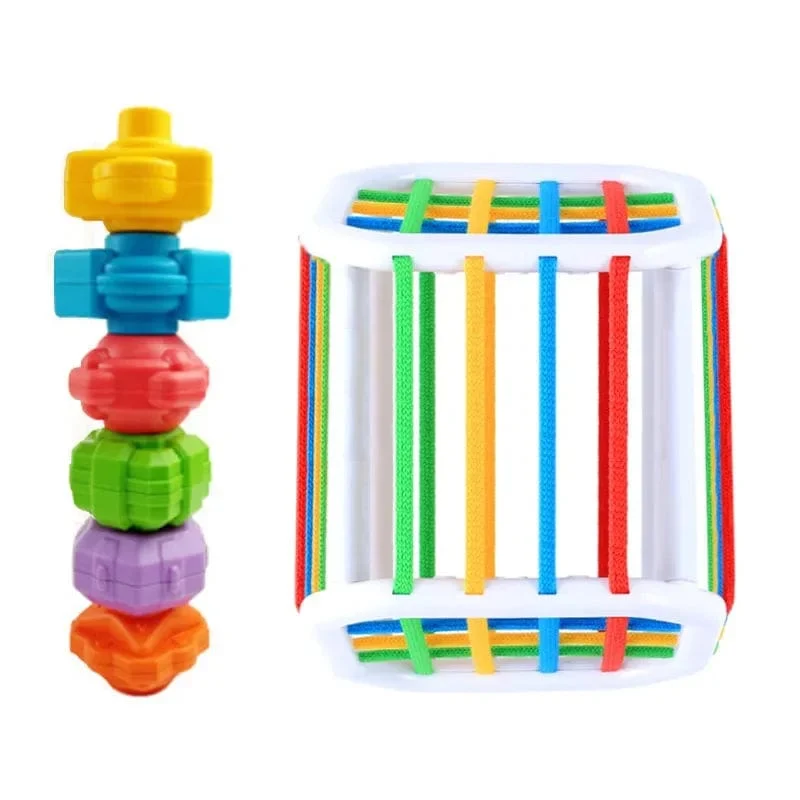 Bunte Formblöcke Sortierspiel Baby Montessori Lernen Pädagogisches Spielzeug für Kinder Bebe Geburt Inny Baby Et éducation Geschenk