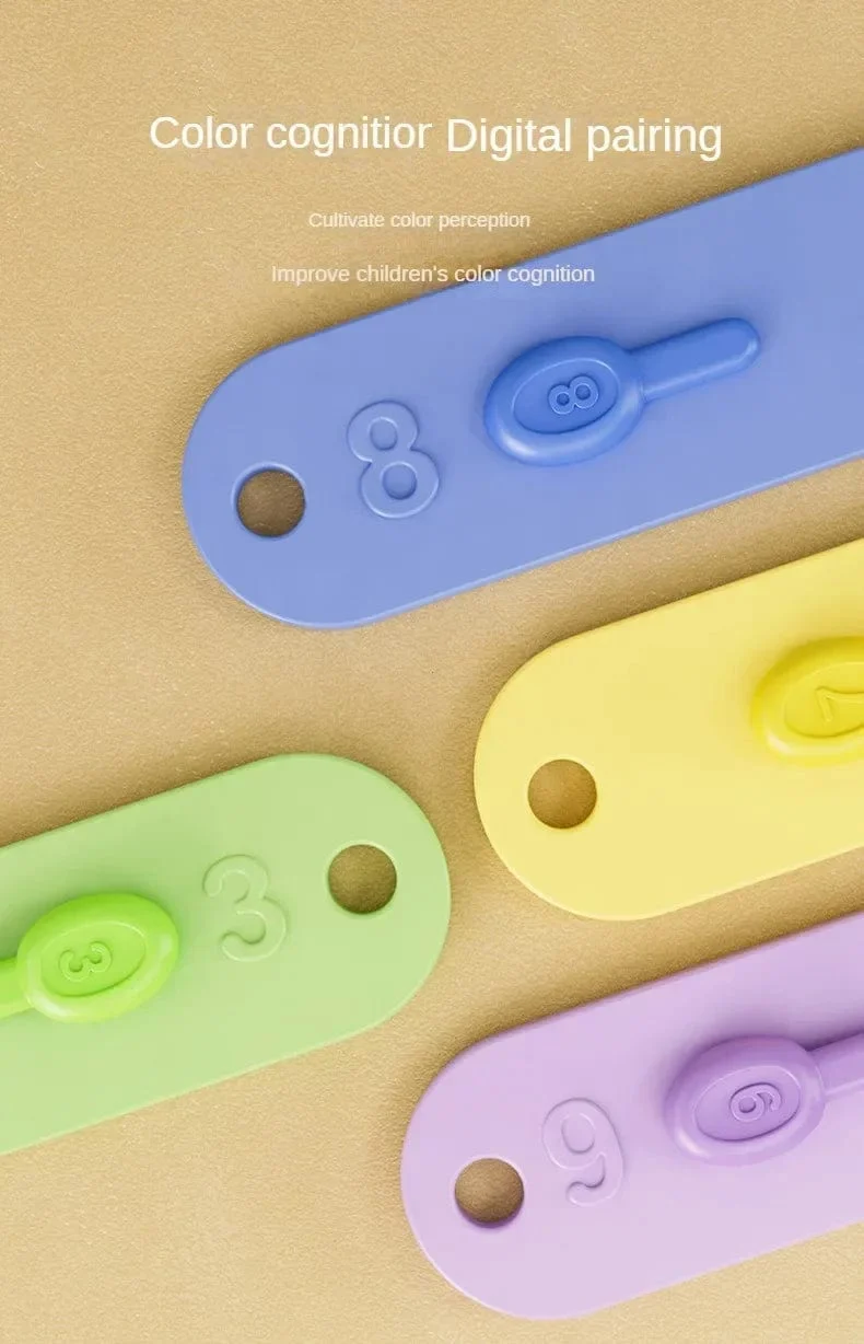 Montessori-Lernspielzeug, Feinmotorik-Spielzeug für Kleinkinder von 1–3 Jahren, Igel-Lernen, Zählen und Sortieren, Entwicklung sensorischer Geschenke