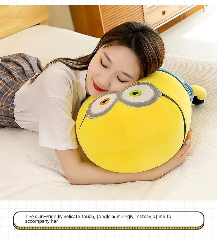 Niedliche Minions-Filmfiguren, gelbe Plüschtiere, Bob Stuart in Jeans, weiche Puppen, Spielzeug & Hobbys, Weihnachts- und Geburtstagsgeschenk, 1 Stück