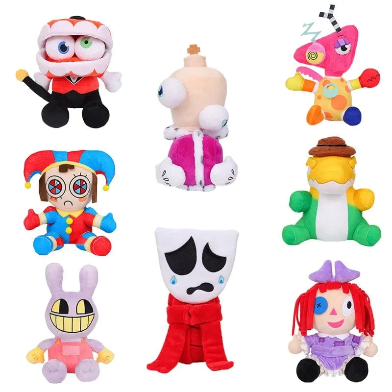 Das erstaunliche Digital Circus Gummigoo Plüschtier Digital Circus 2 Gangle Zooble Caine Jax Ponmi Pomny Clown Hare Jackson