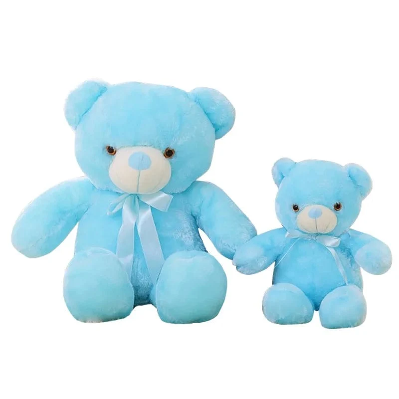 32-75CM Leuchtender kreativer LED-Teddybär Stofftier Plüschtier Bunter leuchtender Teddybär Weihnachtsgeschenk für Kinder