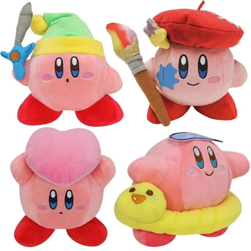 Kawaii Anime Star Kirby Schwert Kirby Weiches Plüschtier für Kinder Hochwertige Cartoon-Puppen Tolles Geburtstagsgeschenk für Kinder